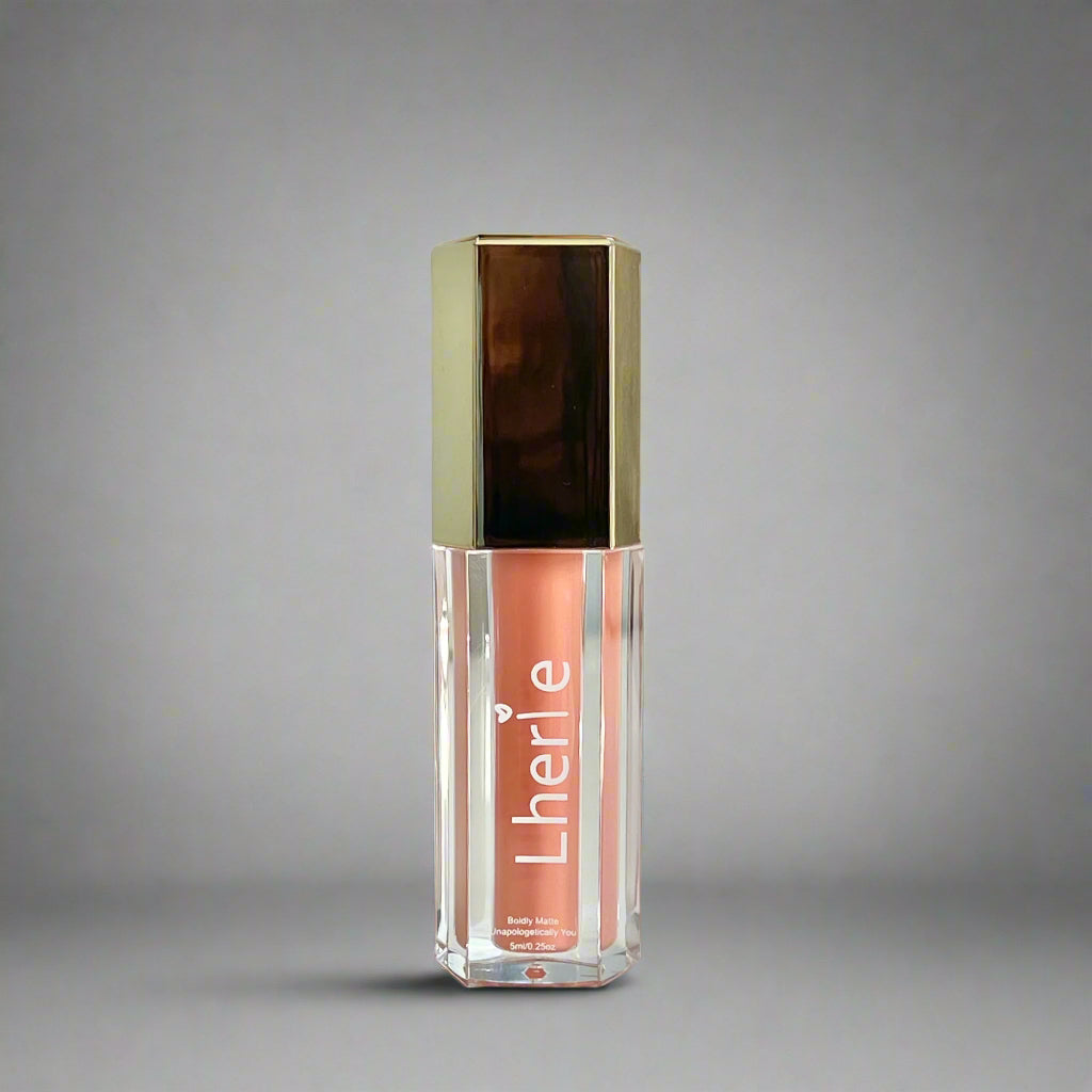 Lherie Peach Creamy Vegan Long Lasting Waterproof Liquid Lip Cream
